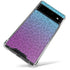 Cheetah Print Purple and Blue Google Pixel 6 Clear Case